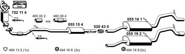 ERNST 050546 Exhaust System